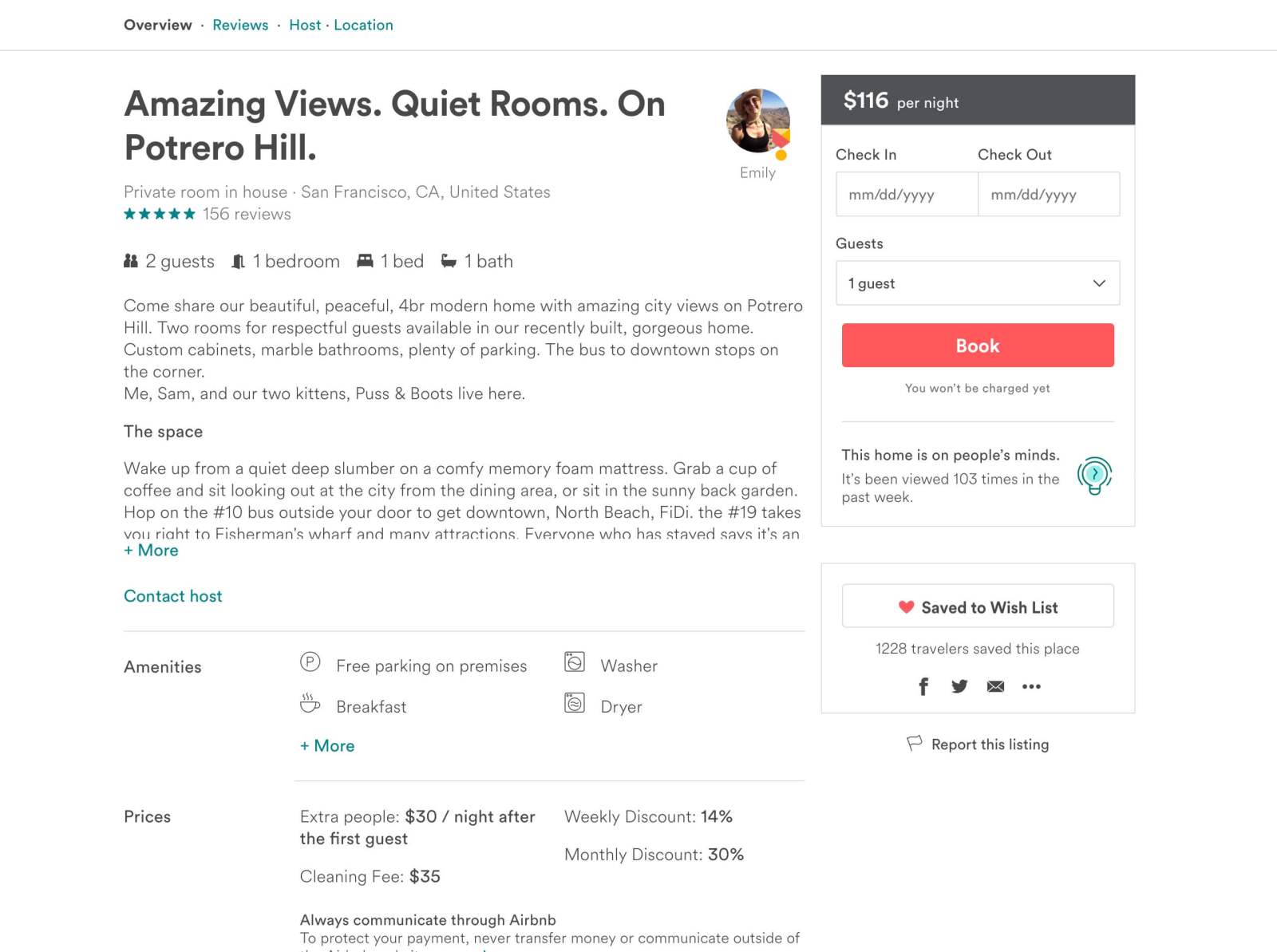 PDP description section after redesign
