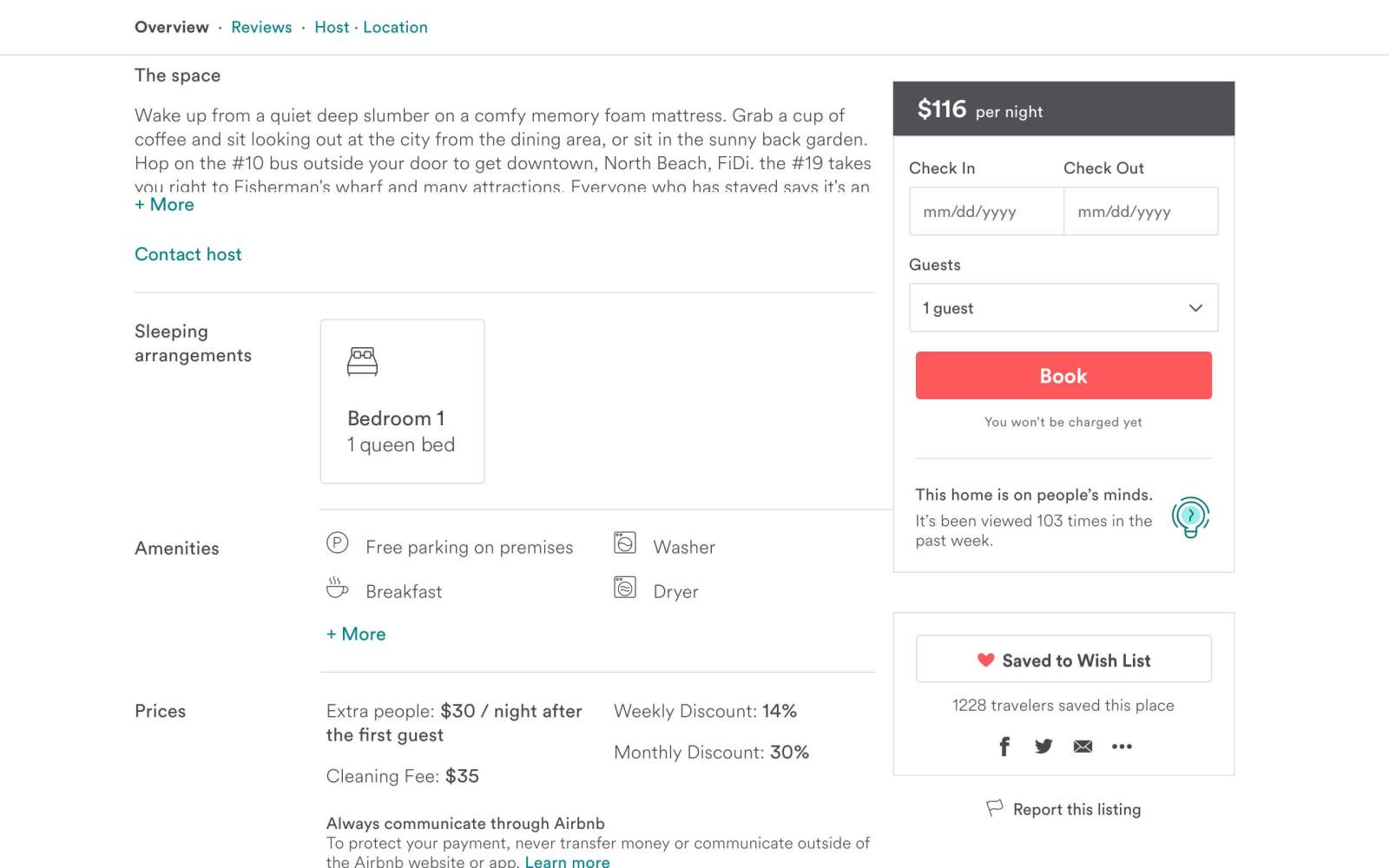 Sleeping arrangements after redesign