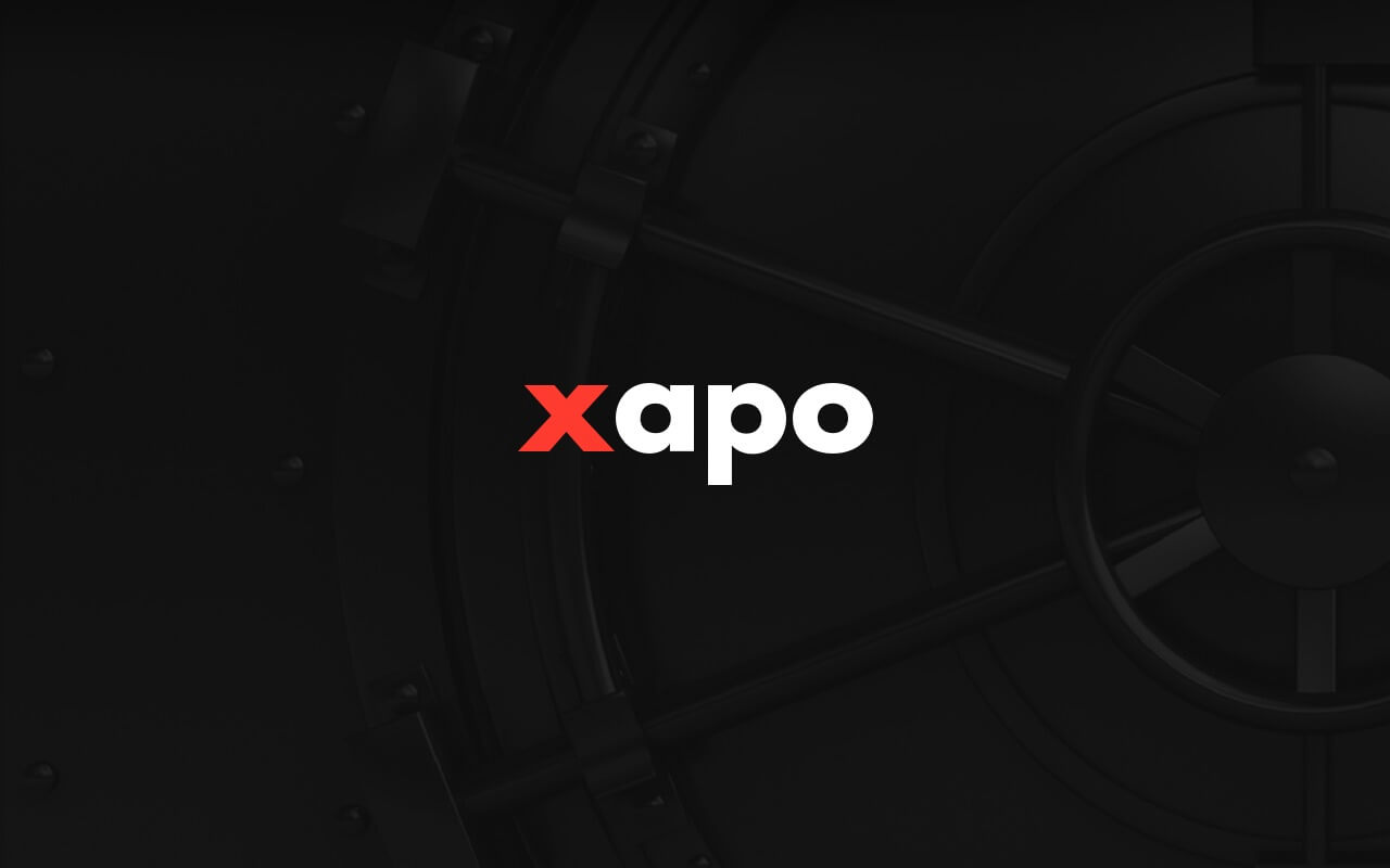 Xapo logo on a vault door